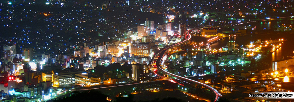 Sasebo City Night View