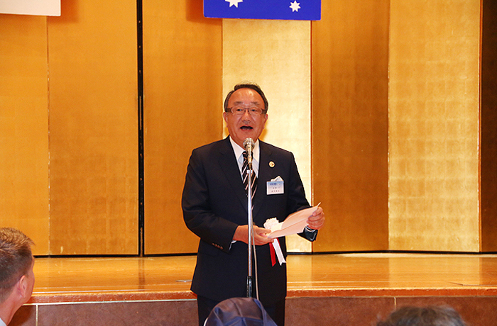 Addressing by President of JAS, Mr. Kaneko 1