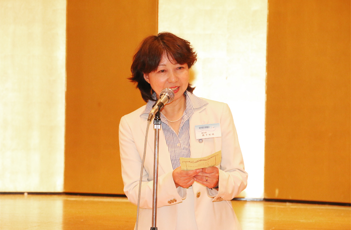 Greeting from Ms. Kazue Mashimo, the Principle of Seiwa Girls College.1